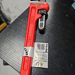 RIDGID
14 in. Straight Pipe Wrench for Heavy-Duty Plumbing, Sturdy Plumbing Pipe Tool with Self Cleaning Threads and Hook Jaws