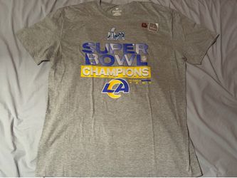 Los Angeles Rams Super Bowl 56 Champions NFL Fanatics Shirt; Men’s XL
