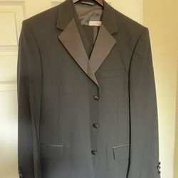 OLEG CASSINI MEN TUXEDO SUIT - 3 PIECES (WOOL)