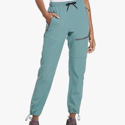 baleaf Women's Hiking Pants Quick Dry Lightweight Water Resistant Elastic Waist Cargo Pants for All Seasons XL SIZE