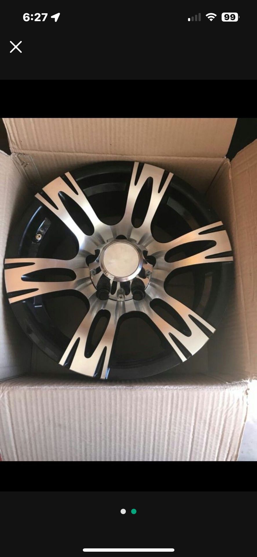 SET OF 4 / 15 X 7 CHEVY RIMS 5 X 4 .75 BOLT PATTERN