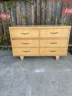 MCM 6 Drawer Lowboy Dresser