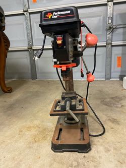 Performance Tool 5-Speed Drill Press with Vise,