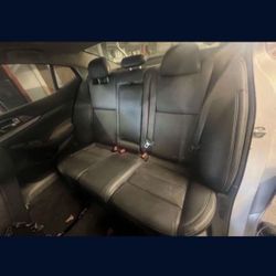 2016-2018 Nissan Maxima Rear Seats Black Leather
