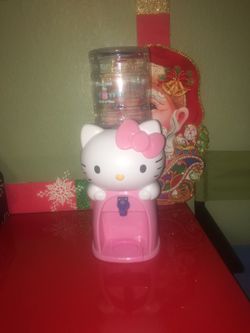 Bote para agua de hello kitty