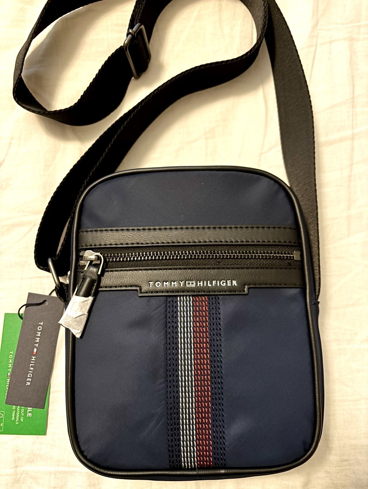Tommy Hilfiger Men's Tommy Stripe Mini Crossbody Bag