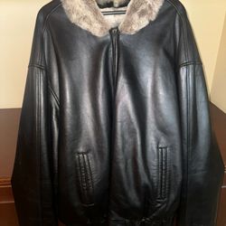 Chinchilla Leather Jacket 