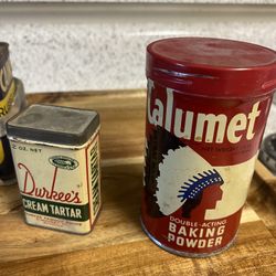 Vintage Seasonings And Cans