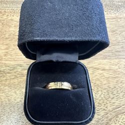 Tiffany T Narrow Ring Gold Size 6.5