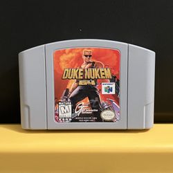 Duke Nukem 64 for Nintendo 64 video game system n64 console Authentic 