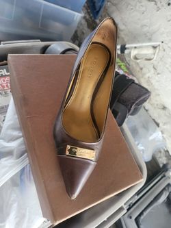 ZAN MAT CALF COACH PUMPS LOW  SIZE 6M