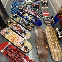 Skateboard wheels bearings decks grip