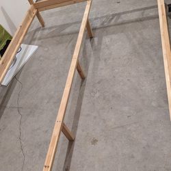 IKEA Full Bed Frame Set (Frame, Slatted Base and Mattress)