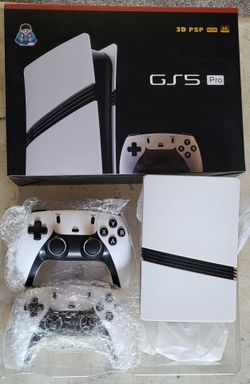 New In Box GS5 Game Console With Over 30000 Video Games And Wireless Controllers Nintendo,  Sega, Playstation and more