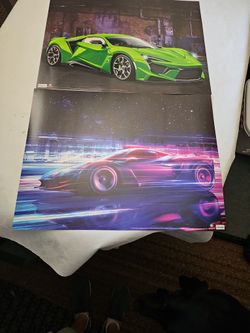 2 Car Posters