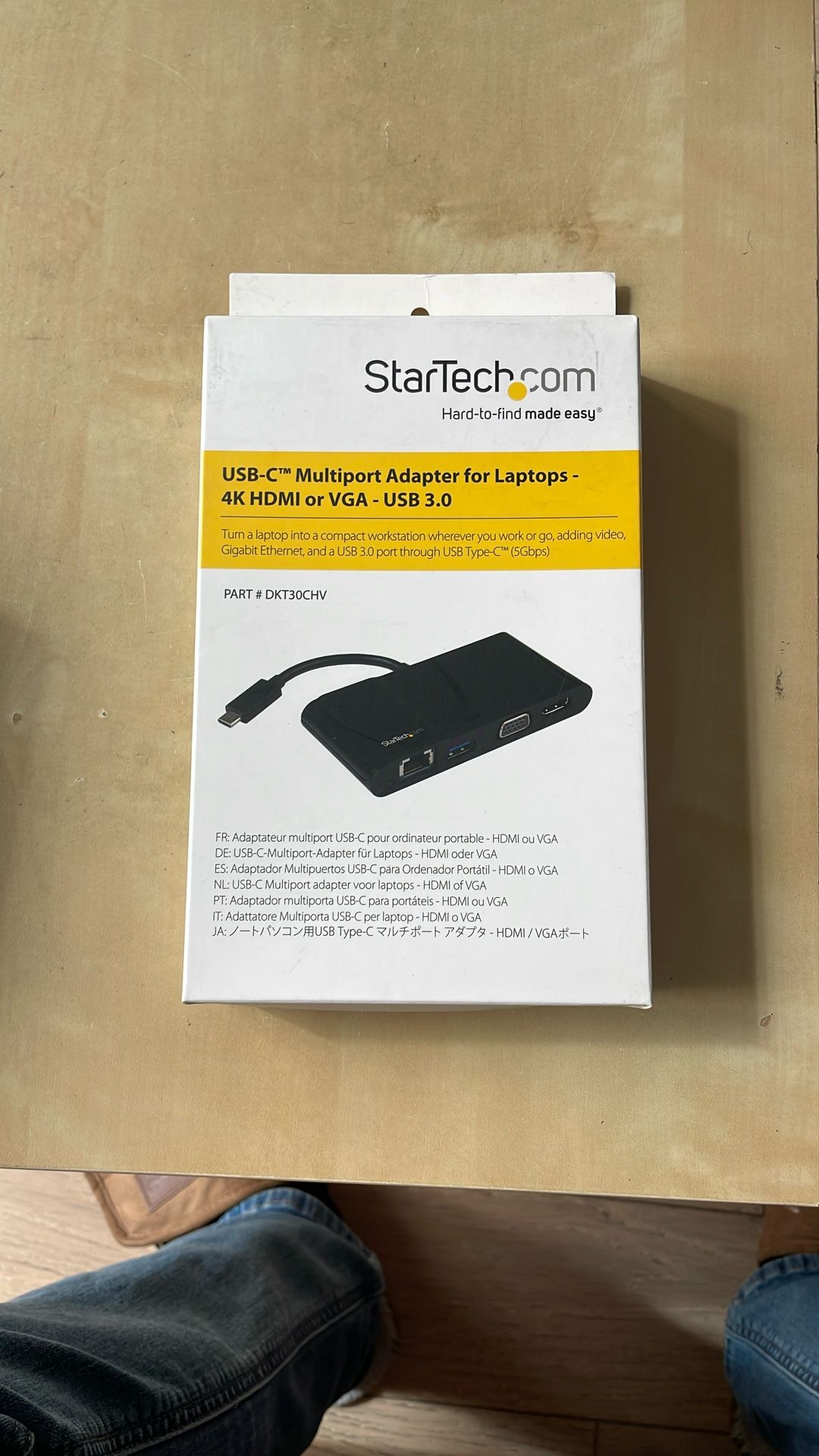 USB-C Multiport Adapter 4K HDMI OR VGA - USB 3.0