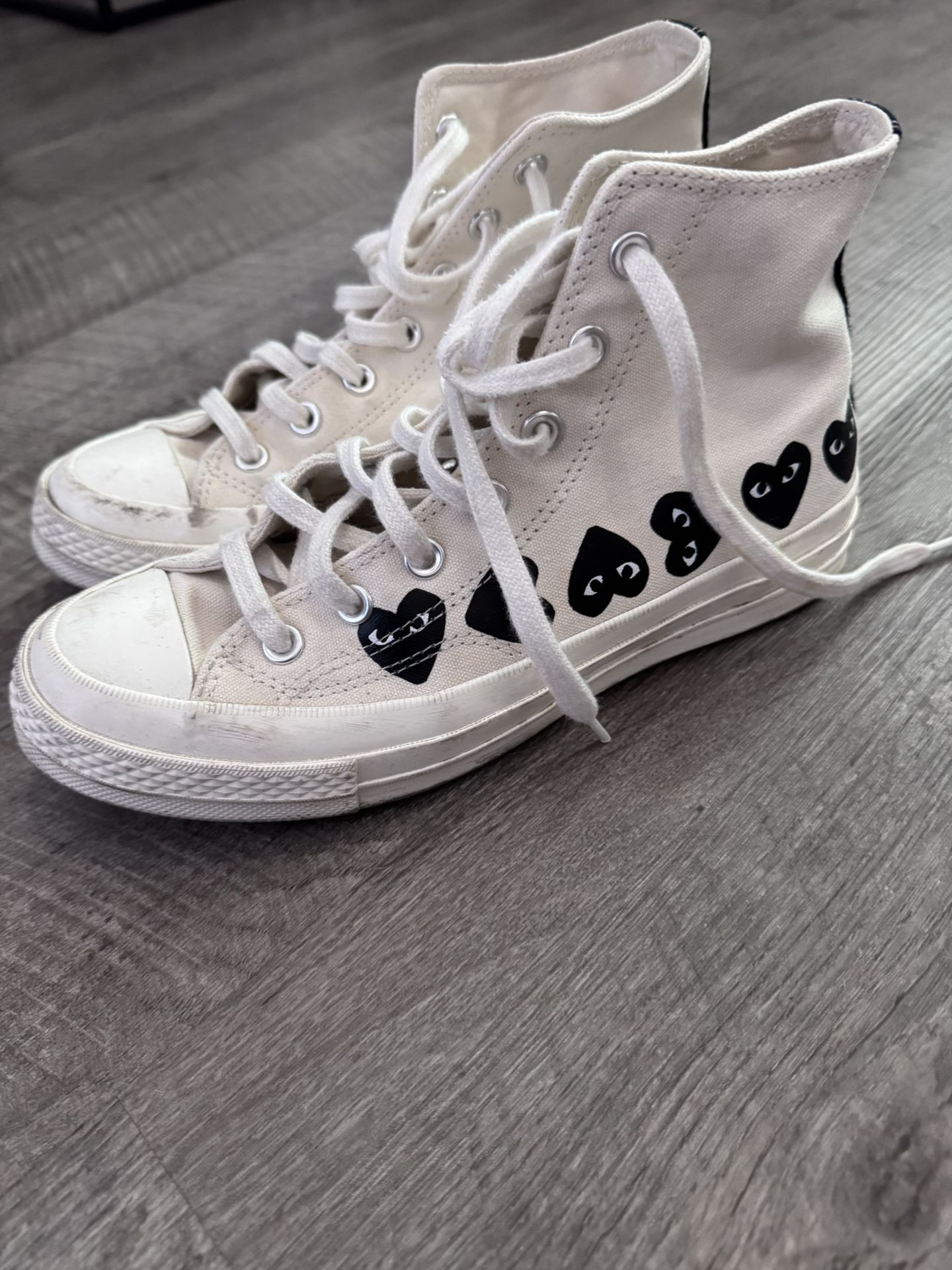 CDG Black Heart Converse