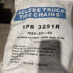 Laclede Truck Tire Chains 3251r 