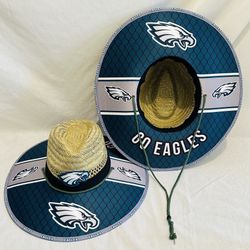Philadelphia Eagles Straw Hat Great X-Mas Gift  🎁 order now (I also have other Teams) 