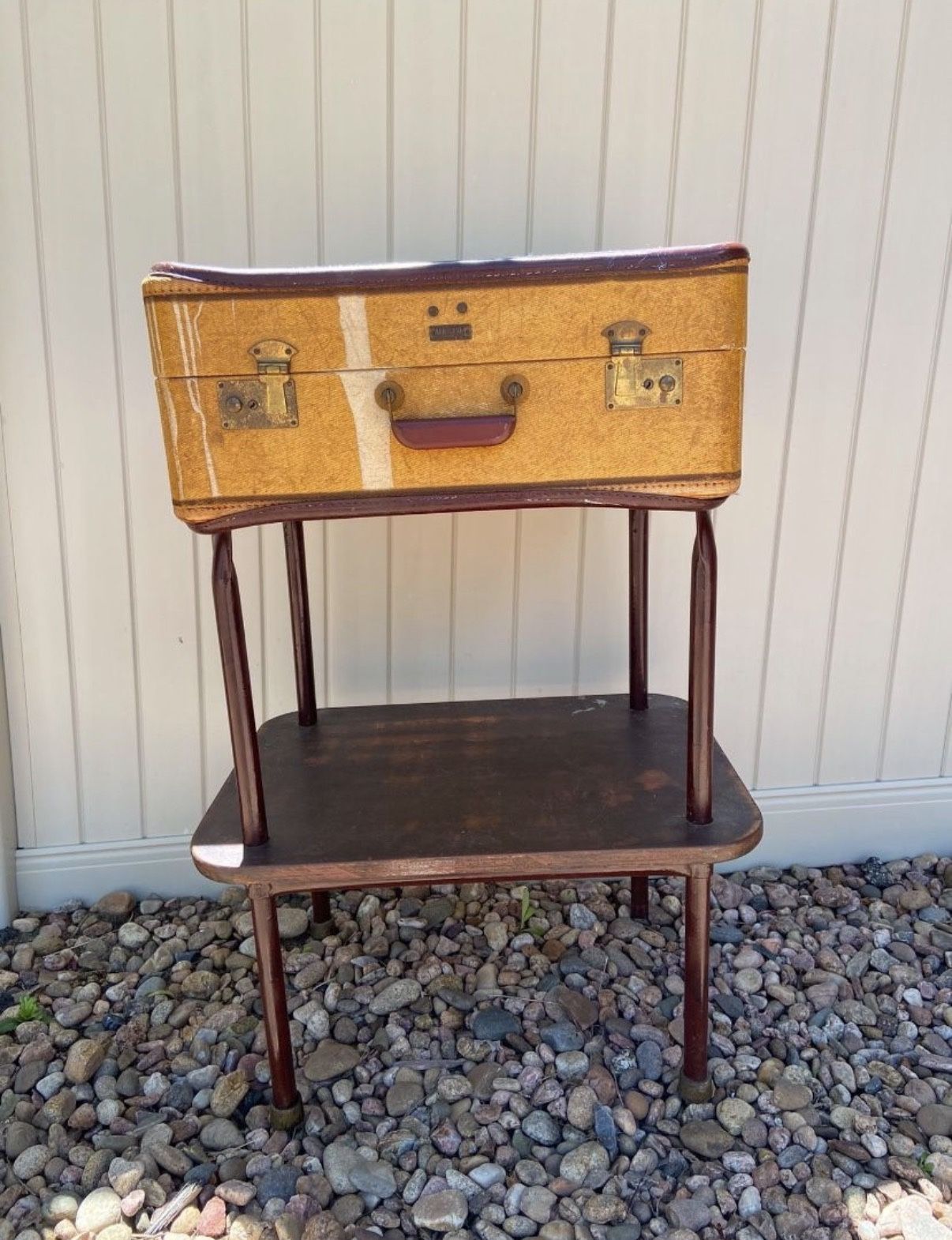 Upcycled Suitcase Table