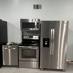 Beautiful Side-by-Side Kitchen Appliance Set! ✨