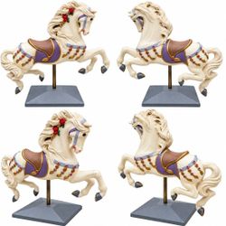 Carousel horse sculpture