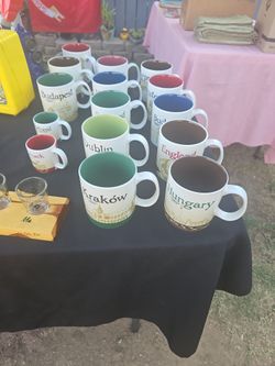 Starbucks global coffee mugs