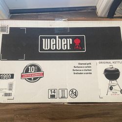 Weber 22inch. Original Kettle Charcoal Grill
