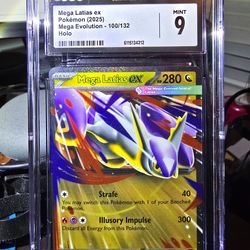 Mega Latias Ex - Mega Evolution Holo MINT 9