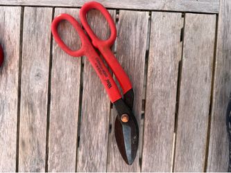 Wiss A-10 Drop-forged Metal Cutting Snips Shears USA Outstanding Condition