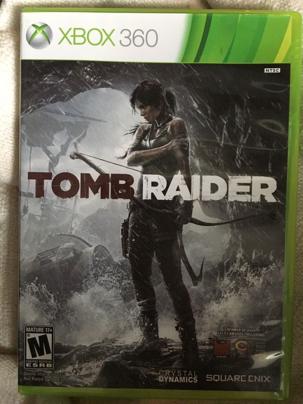 Tomb Raider Xbox 360 Game Case