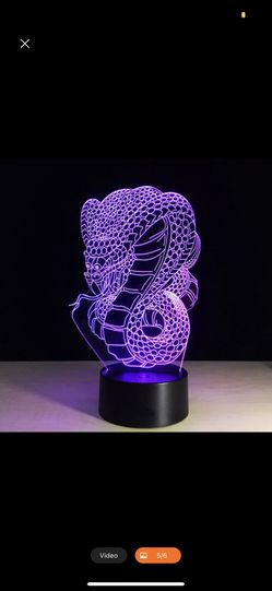 3-D night light