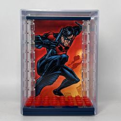 Collectible Force Pack Minifigure Display Case For Lego DC Nightwing