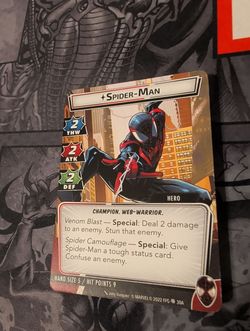 Marvel Champions LCG Spider-Man Miles Morales Hero Cards ONLY!