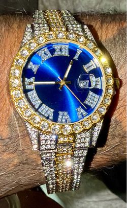 Iced out men’s watch