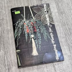 Vintage Hanging Plants for Modern Living Booklet 1975 Book Ferns Pothos Plant