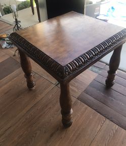Hardwood Side Table