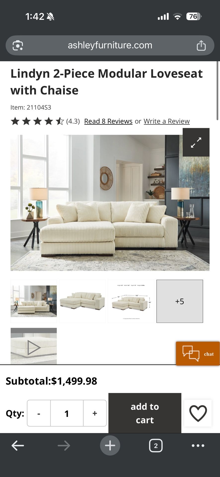 Beige Sectional Couch