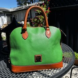 Dooney & Bourke Pebble Grain GREEN purse 