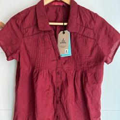 Prana Katya Button Down Womens Top. New With Tags