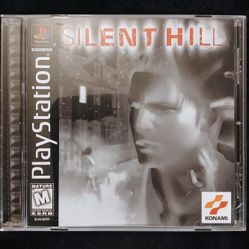 Silent Hill for PlayStation 1, Black label, MINT condition. Registration card included. CIB