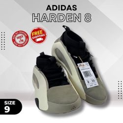 Adidas Men’s HARDEN VOLUME 8 size9 ‘Feather Grey’ Basketball Shoes