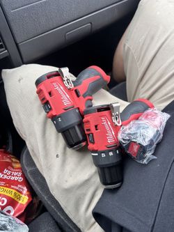 Subcompact Milwaukee Drill Driver Both And Battery For 120