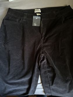 St John’s Women’s Corduroy Size 16 Black Pants