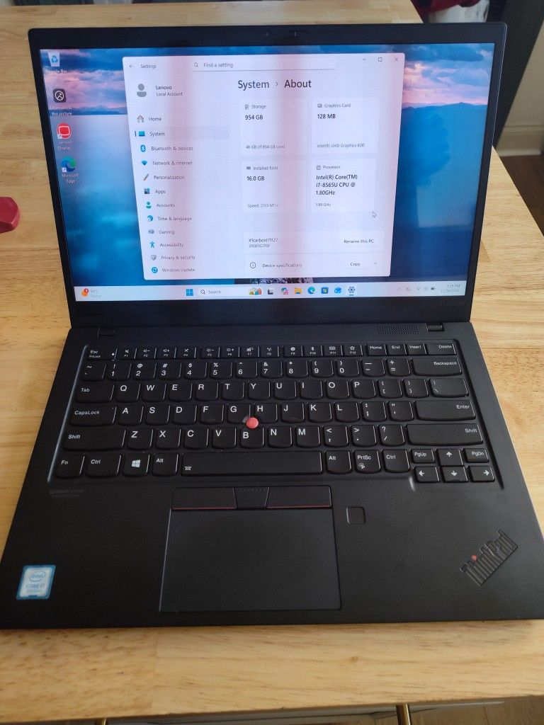 Lenovo X1 Carbon 7th GEN
