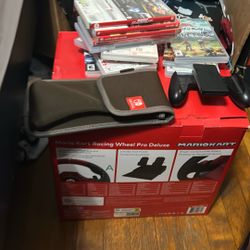 Nintendo Steering Wheel With Games And Extra Stuff
