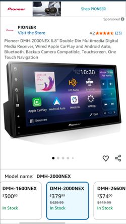 Pioneer DMH-2000 NEX car radio