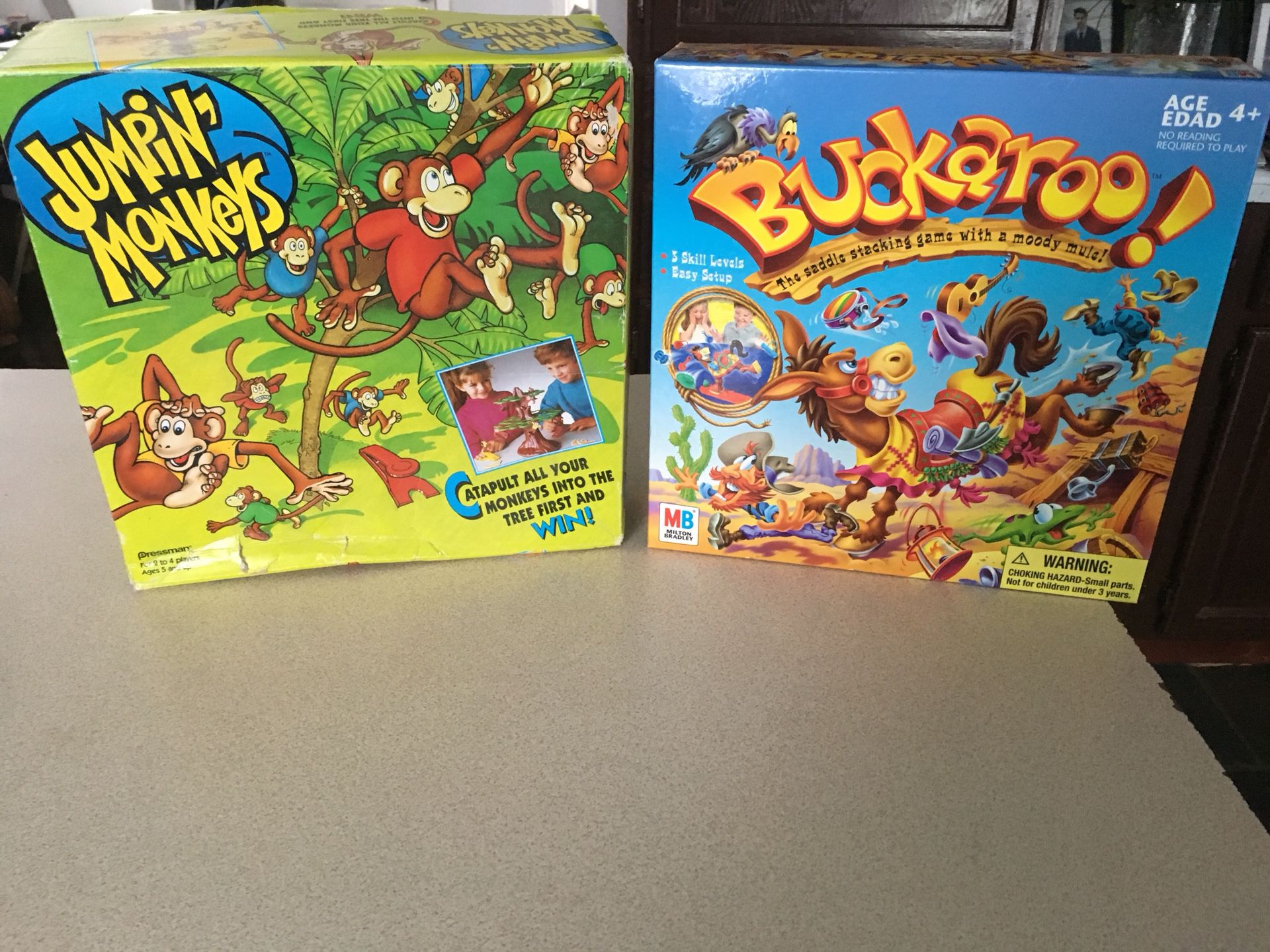 2-Kids Games “Buckaroo & Jumpin Monkeys" Games