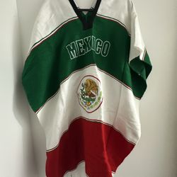 VTG MEXICAN Unisex Adult One Size- Mexico Serape Poncho
