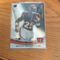 2013 Topps Platinum Giovani Bernard Rookie Card 115